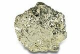 Pyritohedral Pyrite Cluster with Galena - Peru #256164-1